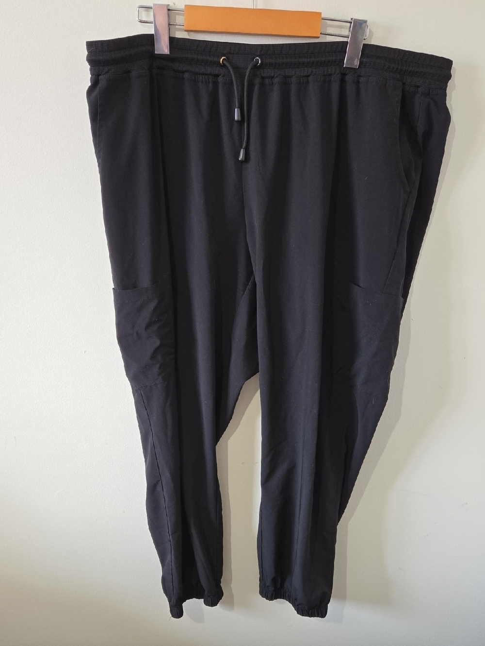 Ladies Black 2X Scrub Pants